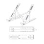 Aisens Soporte de Sobremesa Ajustable para Portátil/Tablet, Gris